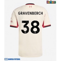 Camisa de Futebol Liverpool Ryan Gravenberch #38 Equipamento Secundário 2025-26 Manga Curta